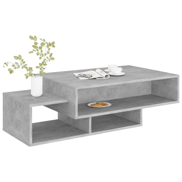 vidaXL Soffbord betonggrå 105x55x32 cm konstruerat trä grå