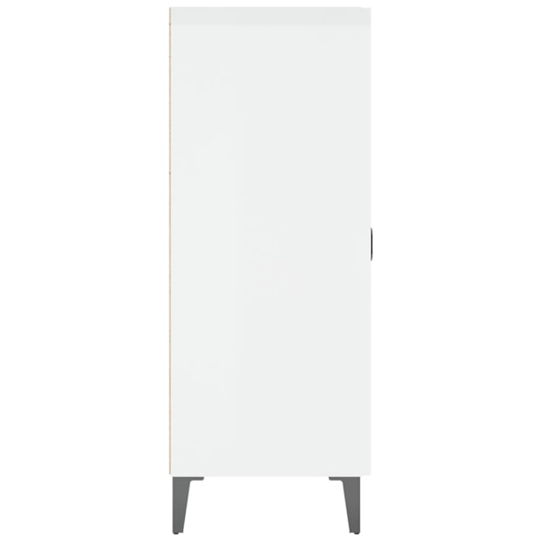 vidaXL Skänk vit högglans 69,5x34x90 cm konstruerat trä Vit