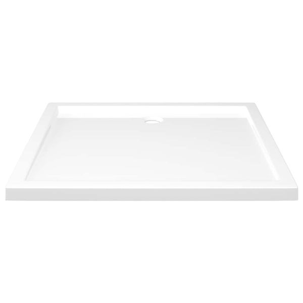 vidaXL Duschkar rektangulärt ABS vit 80x90 cm Vit
