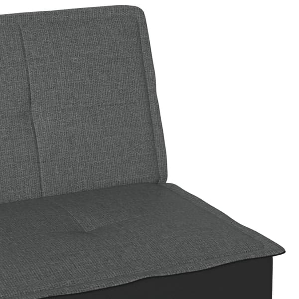 vidaXL Bäddsoffa mörkgrå tyg Grå