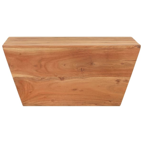 vidaXL Soffbord V-format 66x66x30 cm massivt akaciaträ Brun