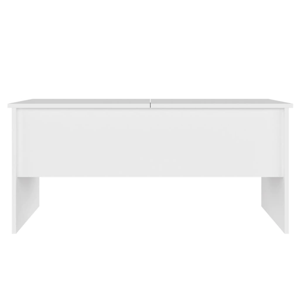 vidaXL Soffbord vit 102x50,5x46,5 cm konstruerat trä Vit