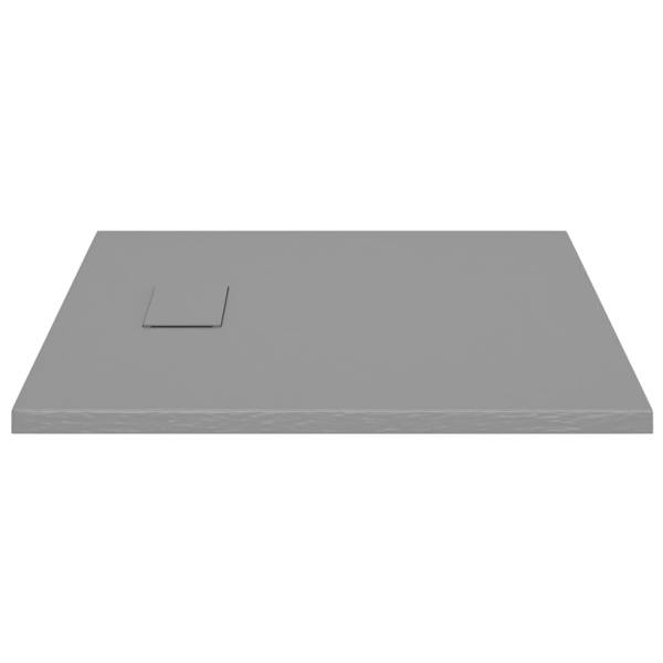 vidaXL Duschkar SMC grå 80x80 cm grå