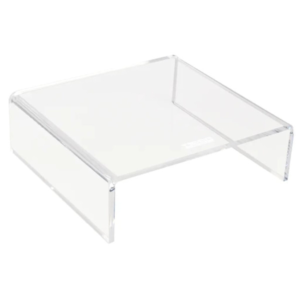 DESQ Monitorställ akryl transparent 22 x 20 x 7 cm Transparent