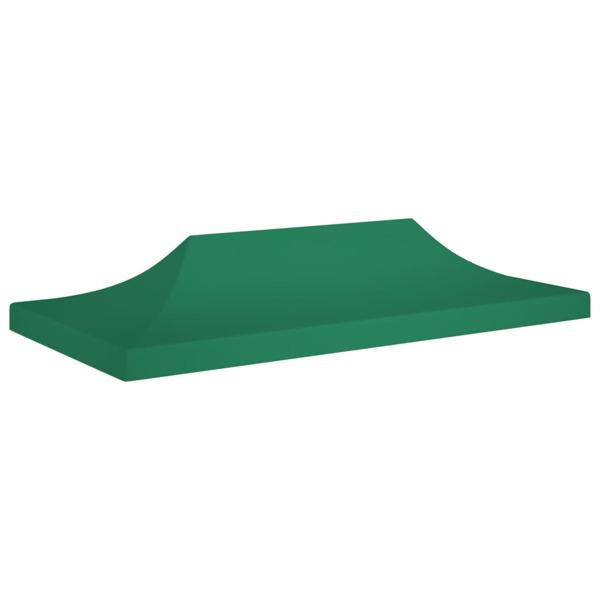 vidaXL Tak till partytält 6x3 m grön 270 g/m² Grön