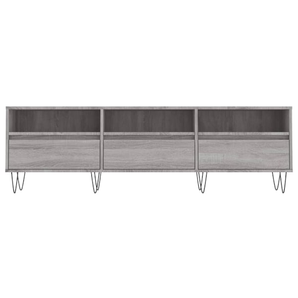 vidaXL Tv-bänk grå sonoma 150x30x44,5 cm konstruerat trä Grå