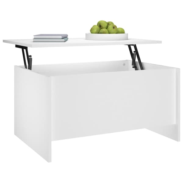 vidaXL Soffbord vit 80x55,5x41,5 cm konstruerat trä Vit