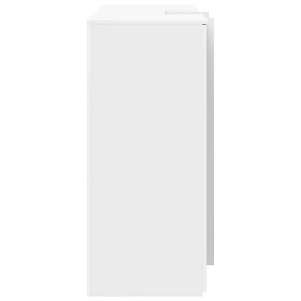 vidaXL Receptionsdisk vit 155x50x103,5 cm konstruerat trä Vit