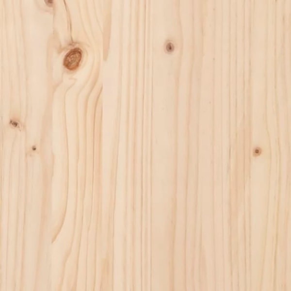 vidaXL Sängram massivt trä 180x200 cm Brun