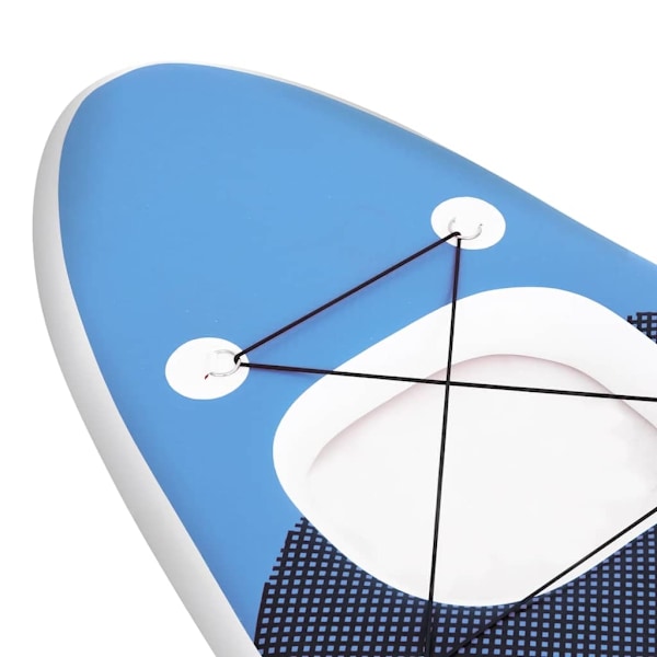 vidaXL Upplåsbar SUP-bräda set blå 360x81x10 cm Blå