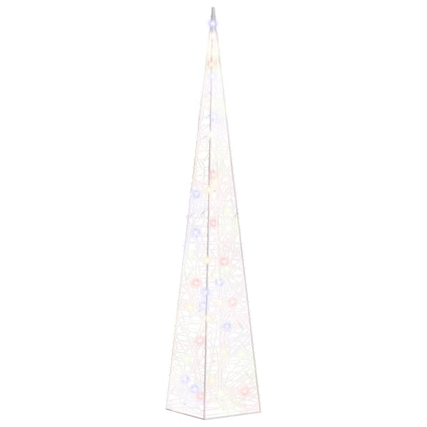 vidaXL Ljuskon LED akryl flerfärgad 90 cm multifärg