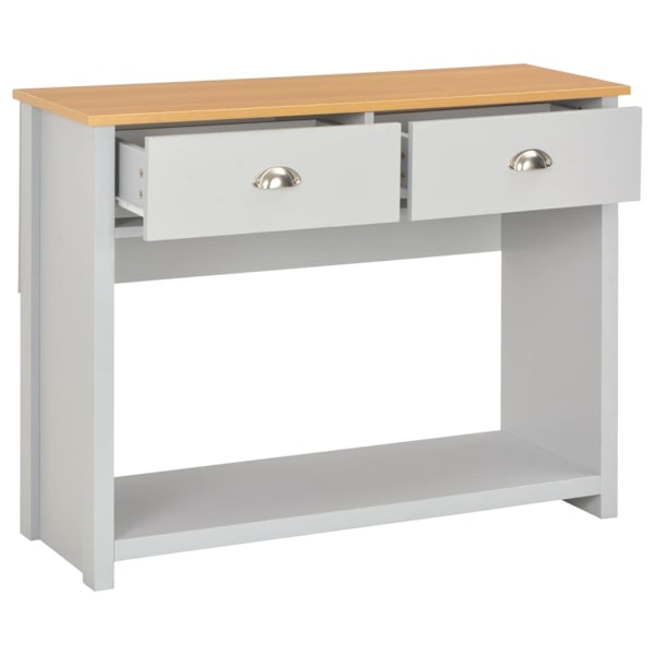 vidaXL Konsolbord grå 97x35x76 cm grå