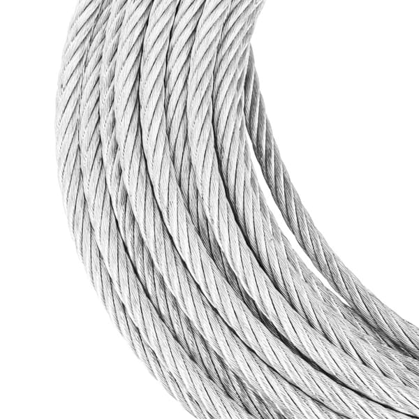 vidaXL Vajer 800 kg 20 m Silver