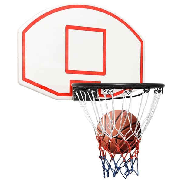 vidaXL Basketplatta vit 71x45x2 cm polyeten Vit
