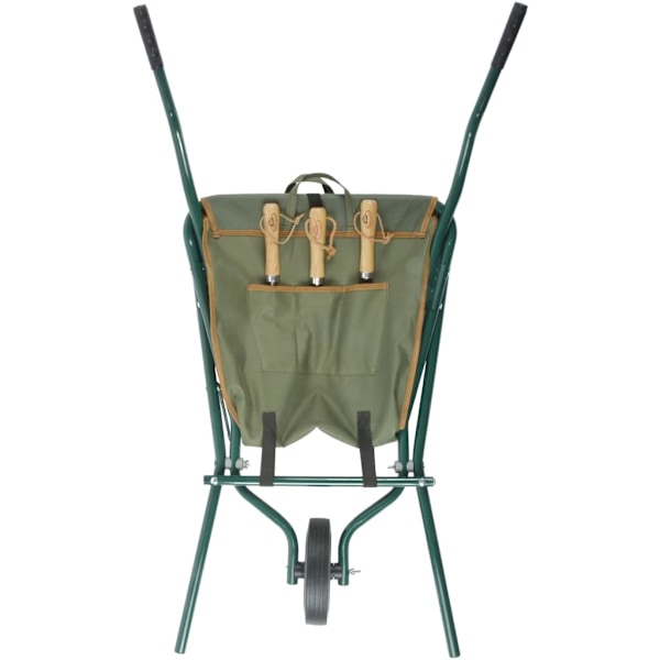 Esschert Design Skottkärra hopfällbar grön GT138 Grön