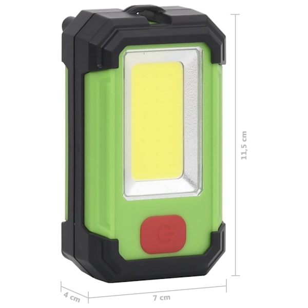 vidaXL Bärbar strålkastare 7 W LED kallvit multifärg