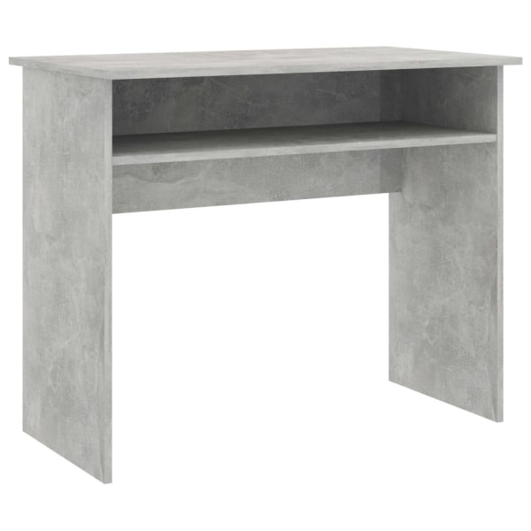 vidaXL Skrivbord betonggrå 90x50x74 cm konstruerat trä grå