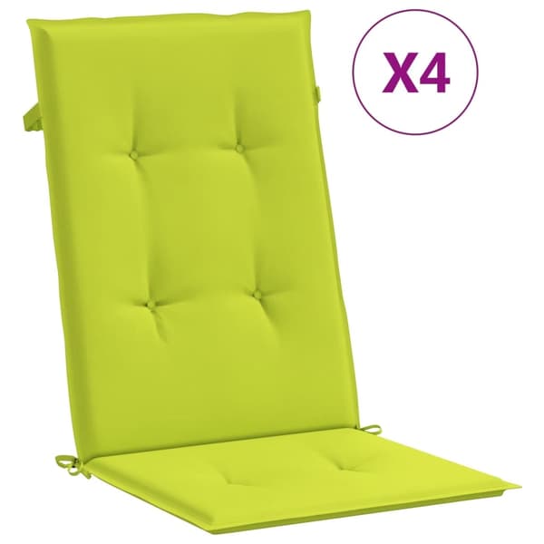 vidaXL Fällbara fåtöljer med dynor, 4 st, massivt trä, teak Brun