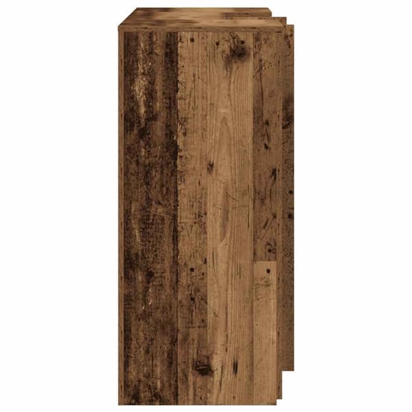 vidaXL Receptionsdisk åldrat trä 135x50x103,5 cm konstruerat trä Brun
