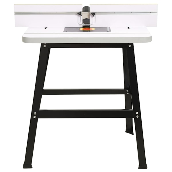 vidaXL Bord för handöverfräs stål och MDF 81x61x88 cm
