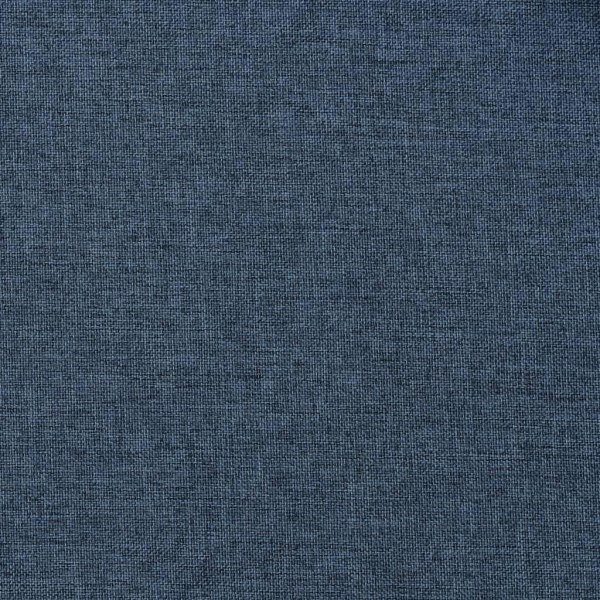 vidaXL Mörkläggningsgardin med öljetter linnelook 2 st blå 140x1 Blå