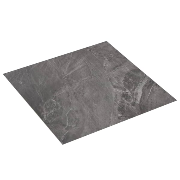 vidaXL Självhäftande golvplankor 20 st PVC 1,86 m² svart med mönster Svart