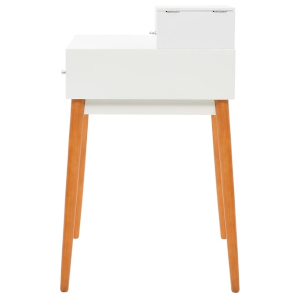vidaXL Sminkbord med spegel MDF 60x50x86 cm Vit