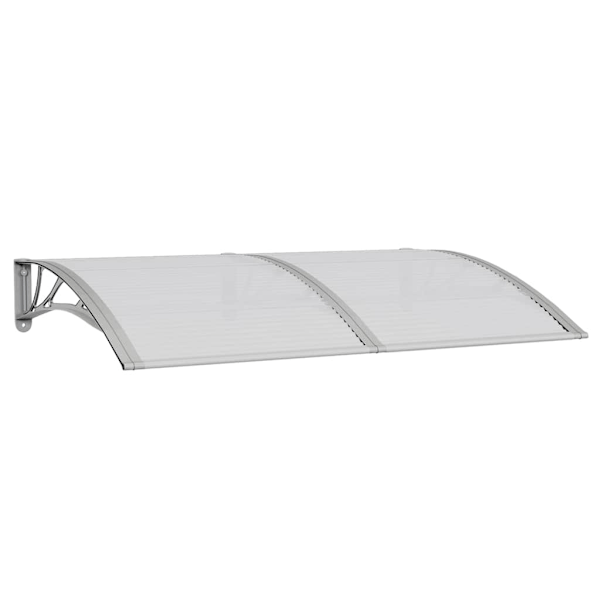vidaXL Entrétak grå 150x100 cm polykarbonat Grå
