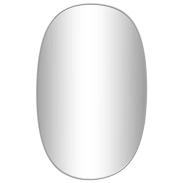 vidaXL Väggspegel silver 80x50 cm Silver