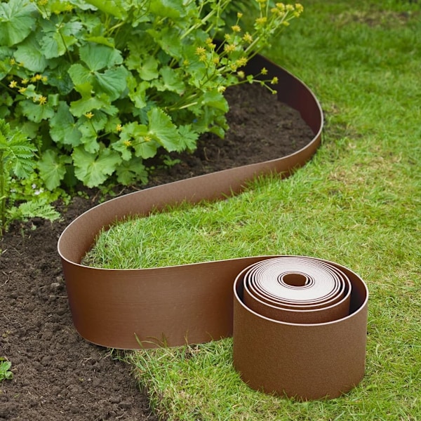 Nature Rabattkant 0,15x10 m terrakotta Taupe