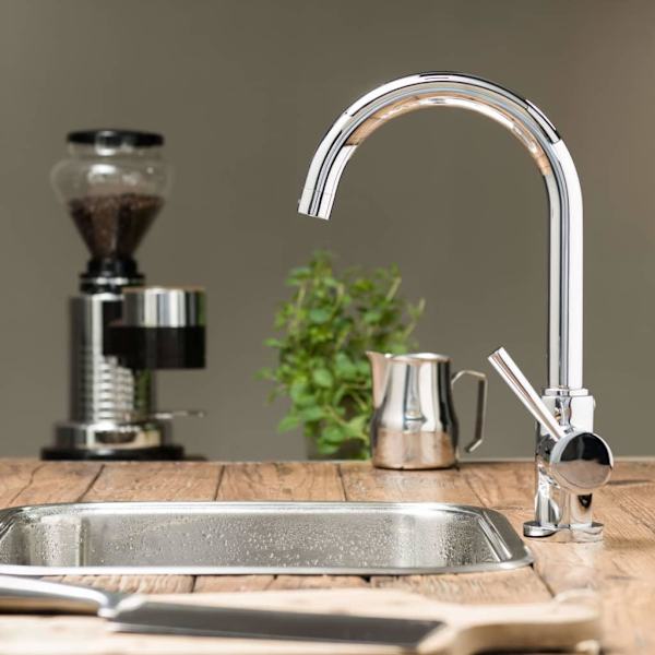 SCHÜTTE Handfatsblandare CORNWALL krom Silver