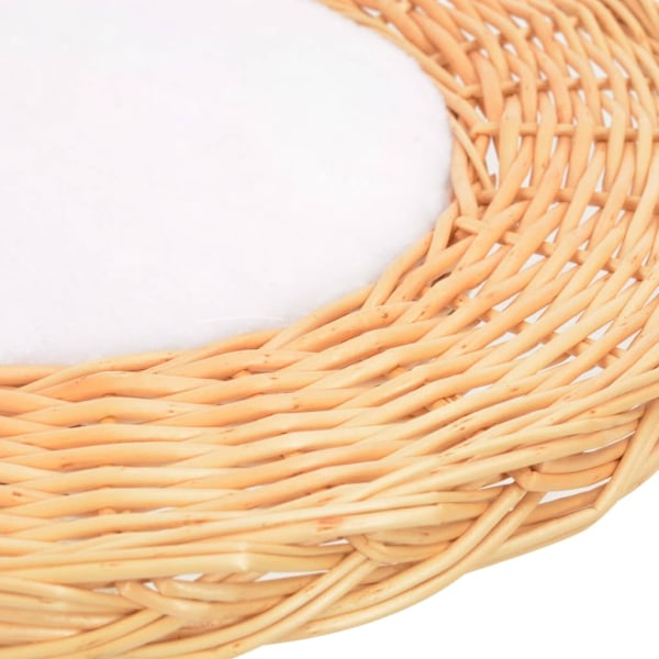vidaXL Katt Klösträd med klöspelare i sisal & naturlig pil Brun
