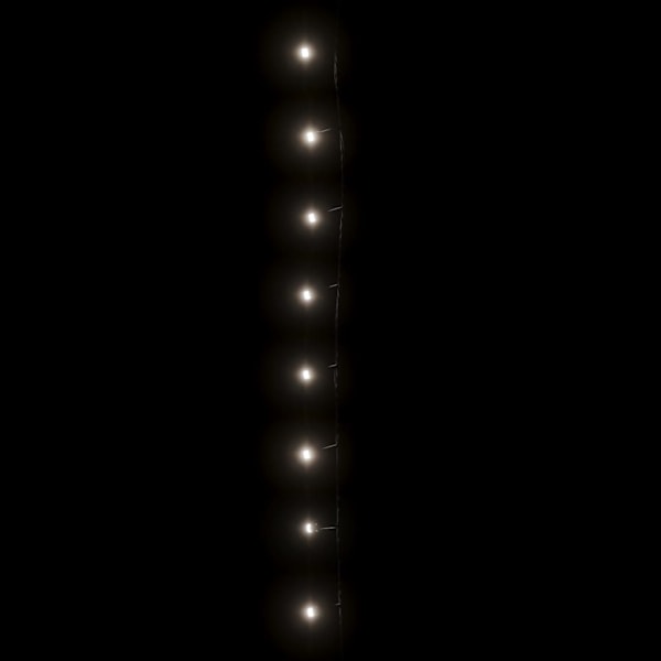 vidaXL Ljusslinga 600 LED inne/ute IP44 60 m kallvit Vit