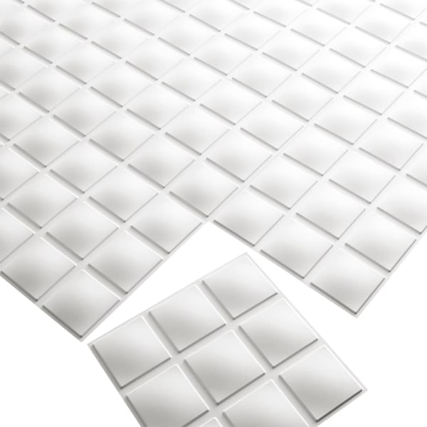 WallArt Väggpanel 3D Cubes 12 st GA-WA07 Vit
