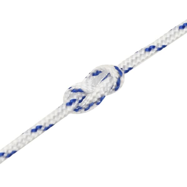 vidaXL Båtlina vit 2 mm 100 m polypropylen