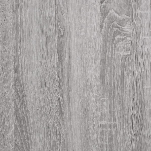 vidaXL Soffbord grå sonoma 100x100x40 cm konstruerat trä Grå