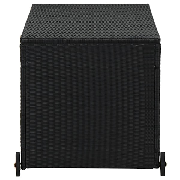 vidaXL Dynbox svart 120x65x61 cm konstrotting Svart