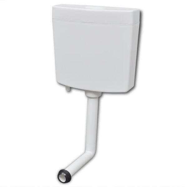 vidaXL Cistern till toalett 3/6 L vit Vit