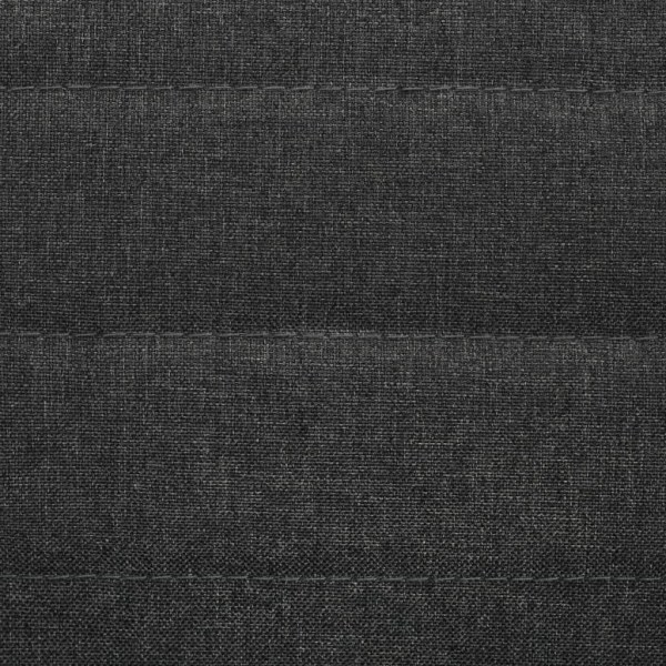 vidaXL Matstolar 6 st mörkgrå tyg grå