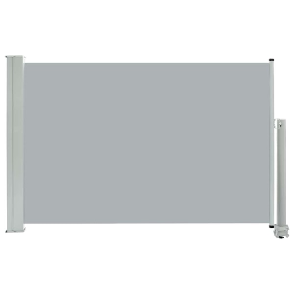vidaXL Infällbar sidomarkis 60x300 cm grå grå