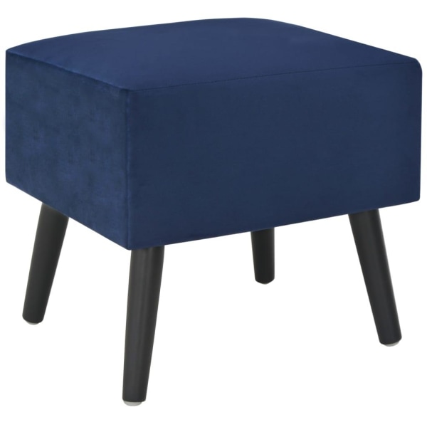 vidaXL Sängbord 2 st blå 40x35x40 cm sammet Blå