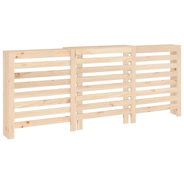 vidaXL Elementskydd 210x21x85 cm massiv furu Brun