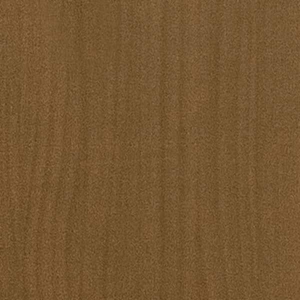 vidaXL Sängram honungsbrun massiv furu 200x200 cm Brun
