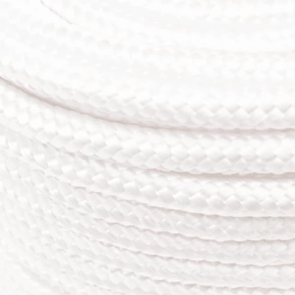 vidaXL Båtlina helvit 12 mm 50 m polypropylen