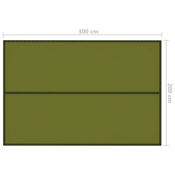 vidaXL Tarp 3x2 m grön Grön