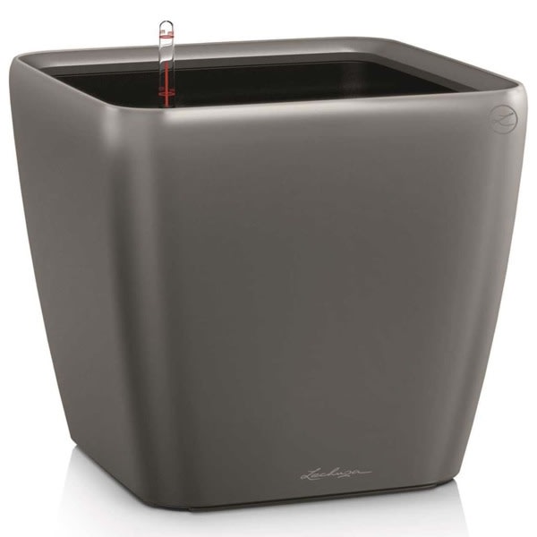 LECHUZA Blomkruka QUADRO LS 43 ALL-IN-ONE kolgrå 16183 grå