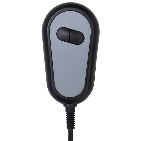 vidaXL Elektrisk massagefåtölj gräddvit tyg Kräm