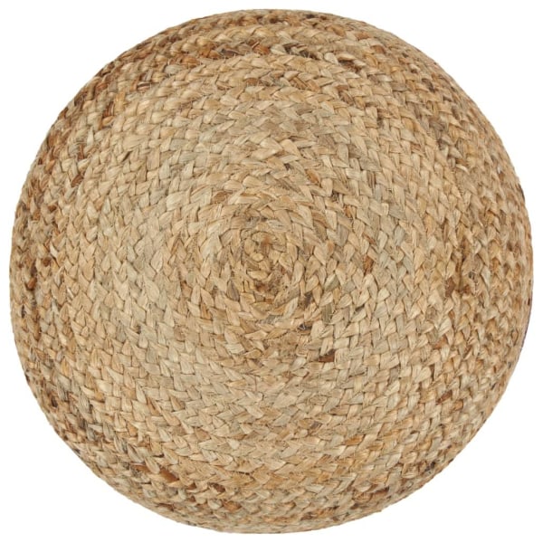 vidaXL Handgjord sittpuff brun 40x45 cm jute Brun