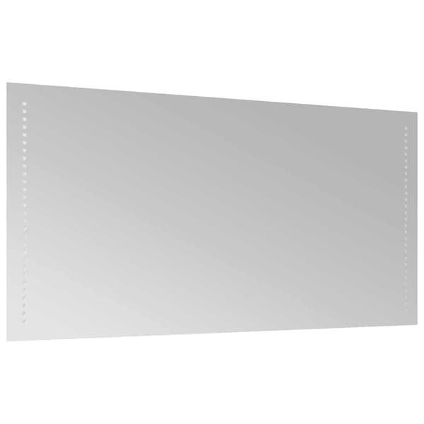 vidaXL Badrumsspegel LED 100x50 cm Transparent