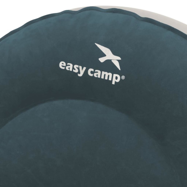 Easy Camp Uppblåsbar fåtölj Comfy stål grå och blå multifärg